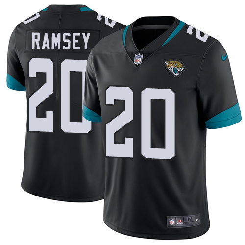 Jacksonville Jaguars #20 Jalen Ramsey Black Team Color Youth Stitched NFL Vapor Untouchable Limited Jersey->youth nfl jersey->Youth Jersey
